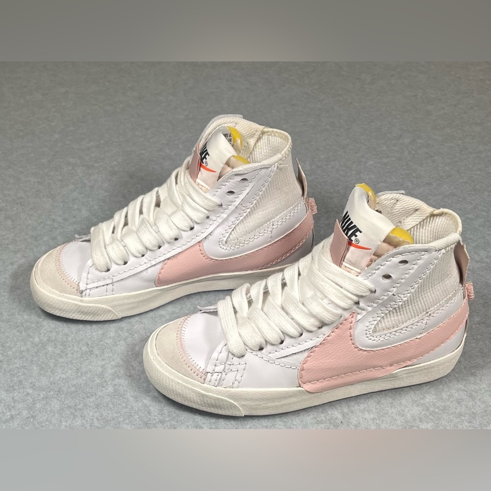 Nike | Blazer Mid 77 Jumbo | White Atmosphere Pink | US Women's Size 5 - Picture 2 of 8